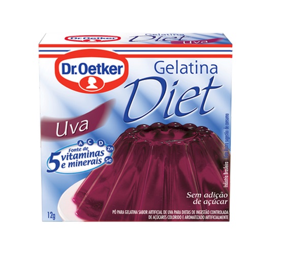 GELATINA OETKER 12GR DIET UVA
