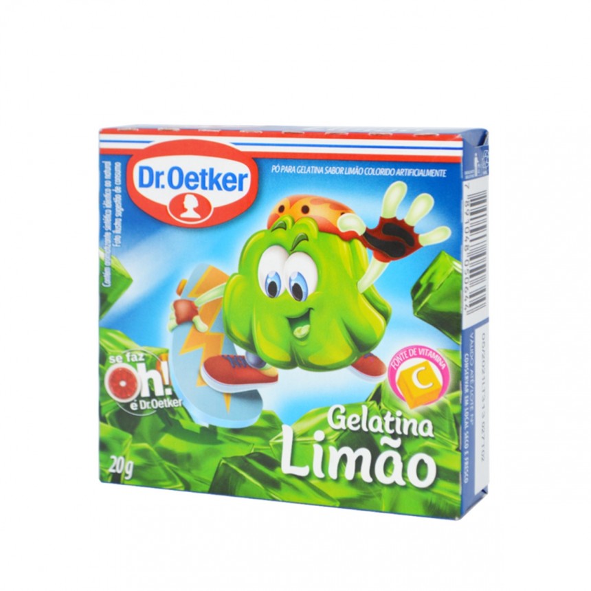 GELATINA OETKER 20GR LIMAO