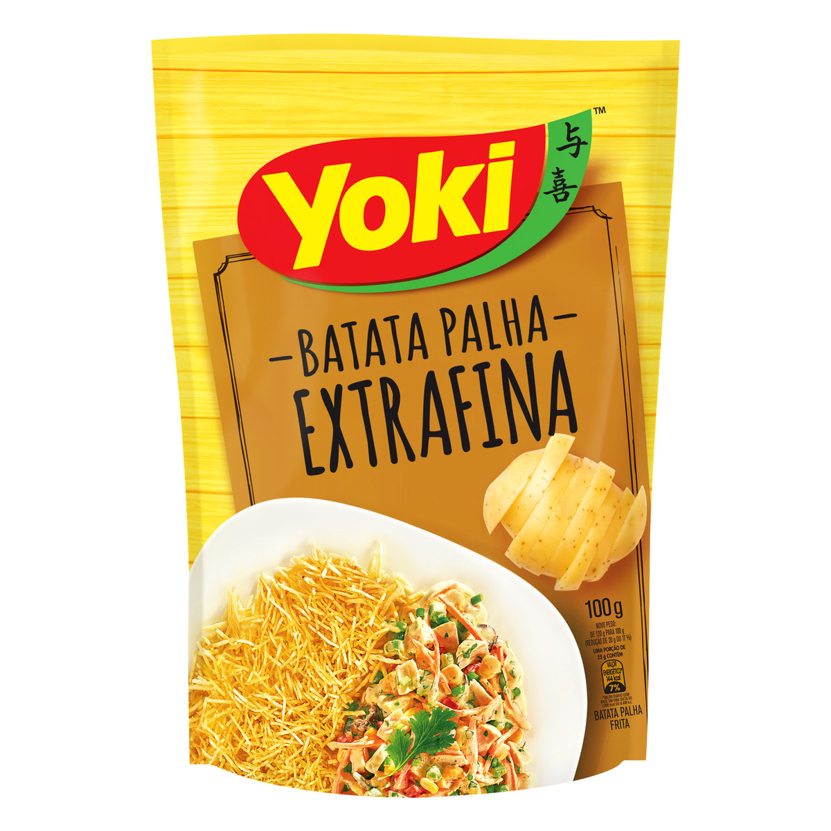 Batata Palha Yoki Extra Fina Tradicional 100G