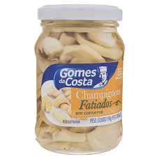 CHAMPIGNON 190GR FATIADO EM CONSERVA