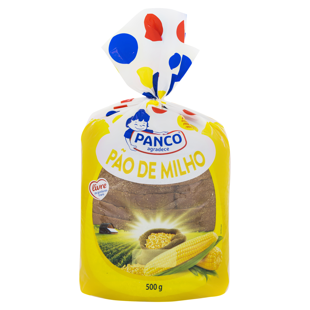 Pão Caseiro Milho Panco Pacote 500g