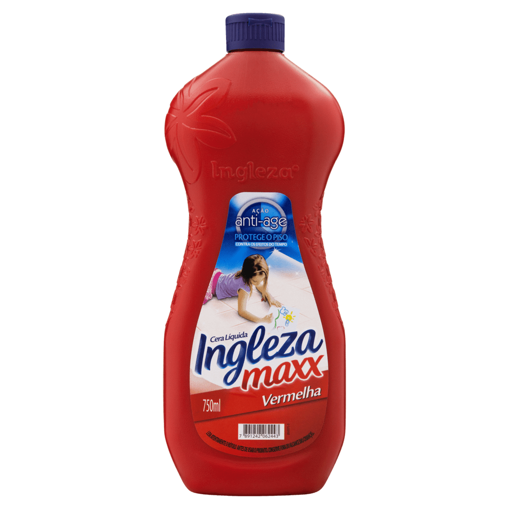 CERA LIQ. INGLEZA 750 ML MAX VERMELHA