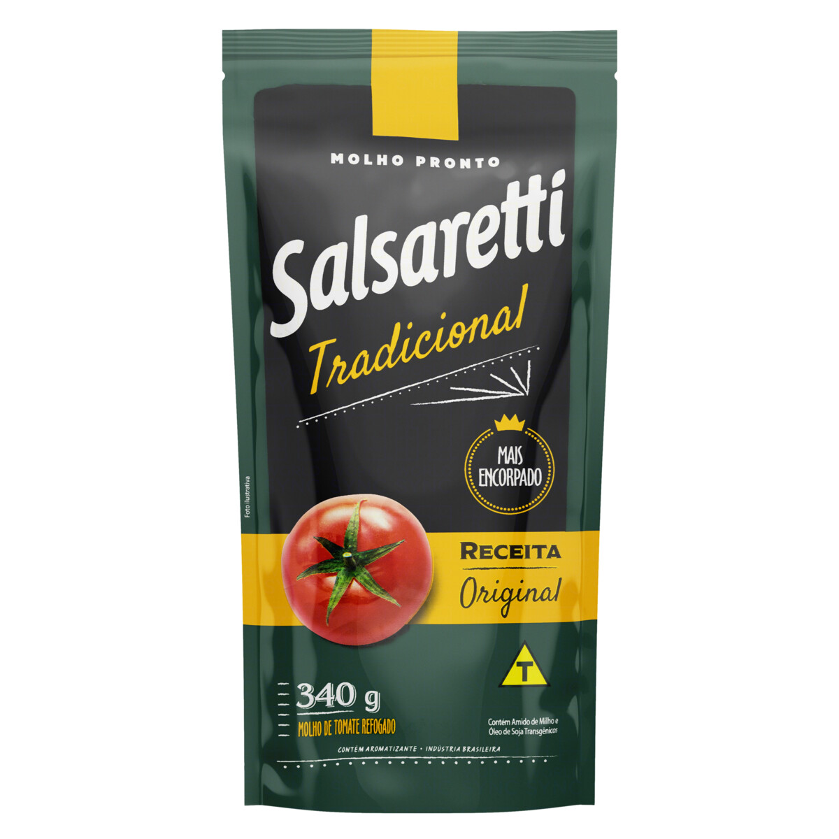Molho de Tomate Tradicional Salsaretti Sachê 340g