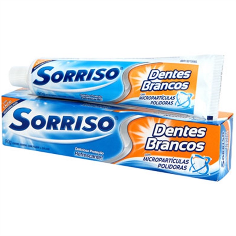 CREME DENTAL SORRISO 90 G DENTES BRANCOS