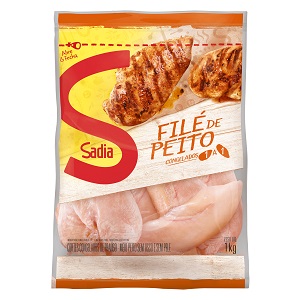 Filé Peito Frango Sadia Pacote IQF 1Kg
