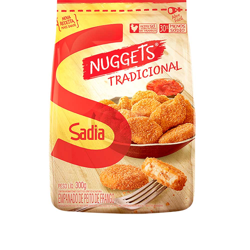 NUGGETS SADIA 300GR FRANGO TRADIC.