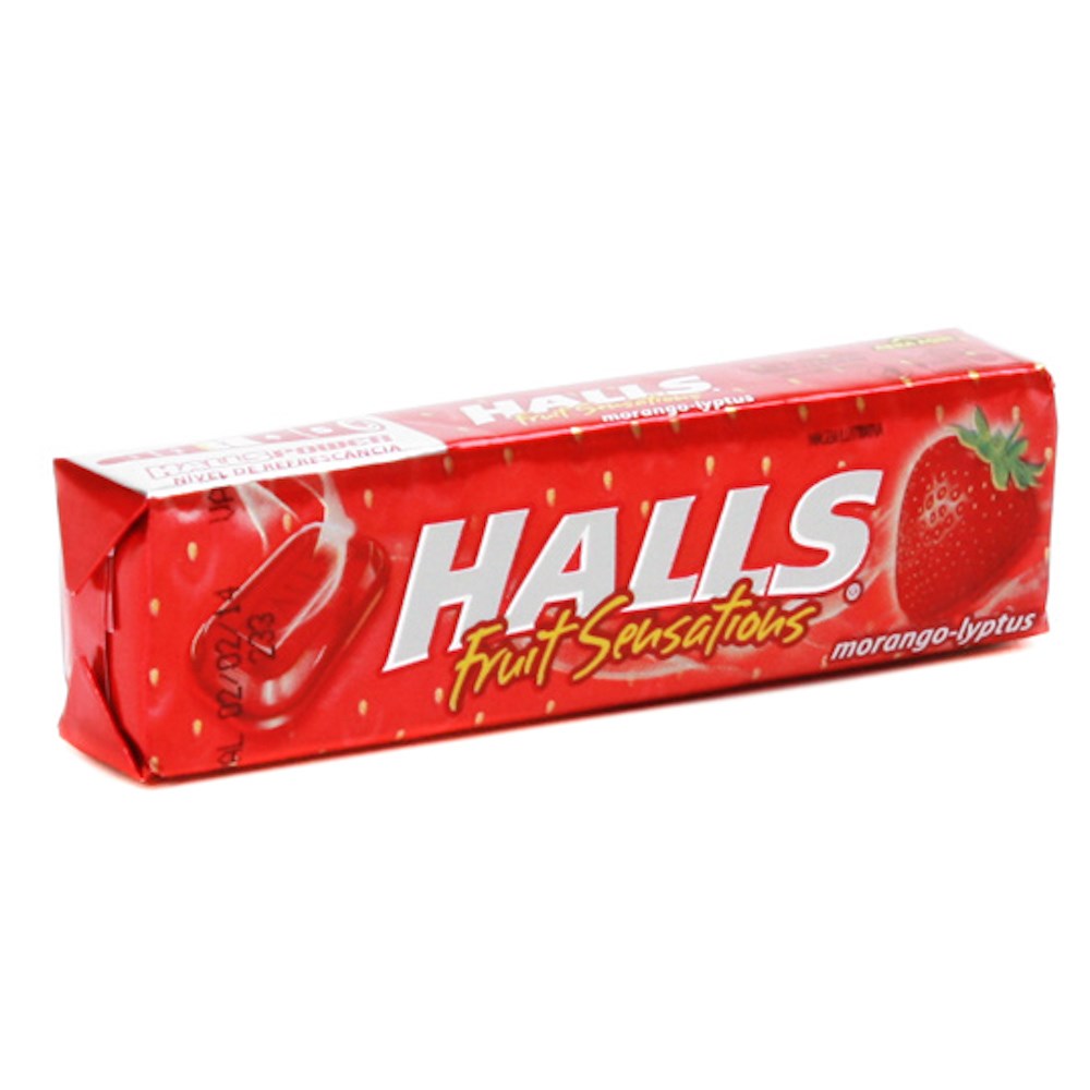 BALA HALLS 28GR MORANGO