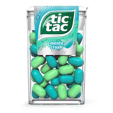 Pastilha Tic Tac Sabor Menta Crush 16G