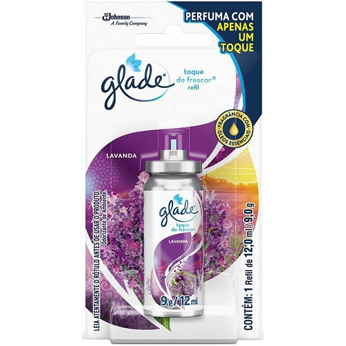 DESODORIZADOR GLADE 12 ML TOQUE LAVANDA REFIL