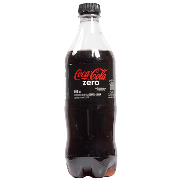 REFRIGERANTE COCA COLA 600ML ZERO