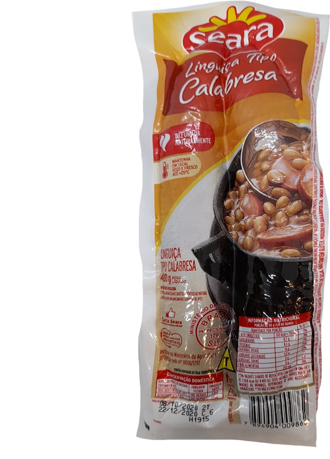 LINGUICA CALABRESA SEARA 400GR