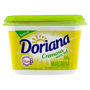 MARGARINA DORIANA 500GR SEM SAL TRADICIONAL