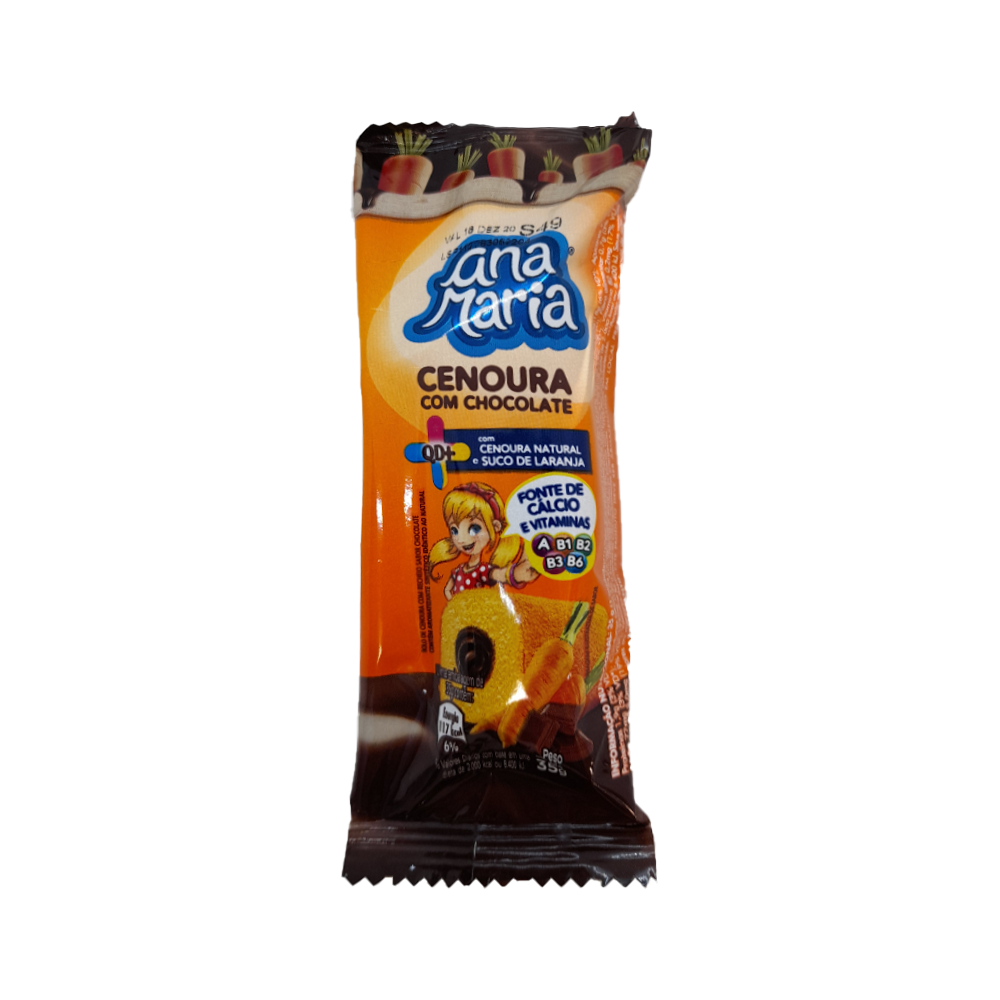 Bolinho Ana Maria Qd+ Cenoura com Chocolate 35G