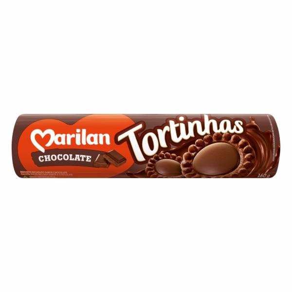 BISCOITO  TORTINHA MARILAN 160GR CHOCOLATE
