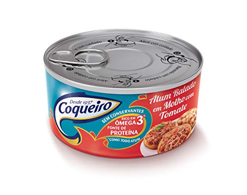 Atum Ralado Coqueiro com Molho de Tomate Embalagem 160G