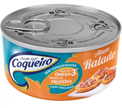 Atum Ralado em Óleo Coqueiro Embalagem 170G