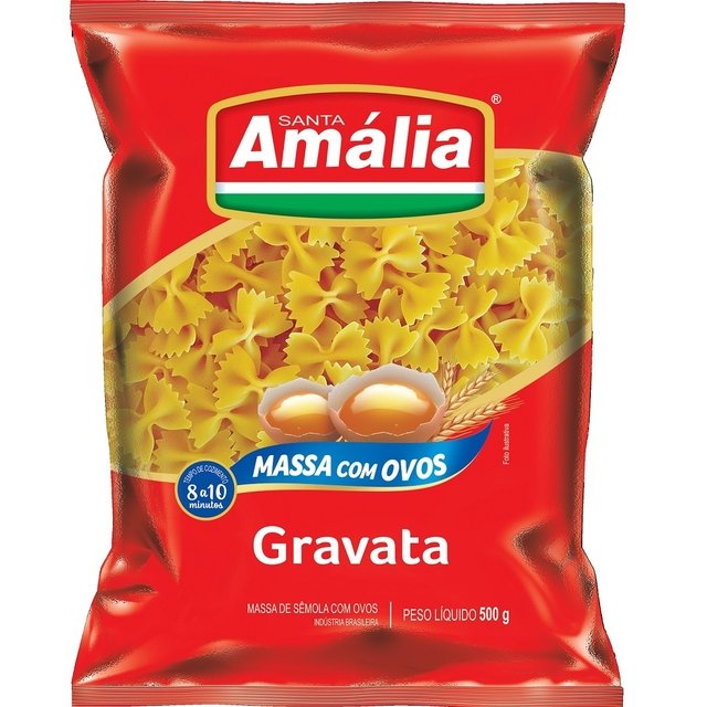 MACARRÃO AMALIA 500GR C/OVOS GRAVATA