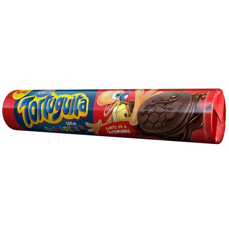 BISCOITO  TORTUGUITA BRIGADEIRO 130GR