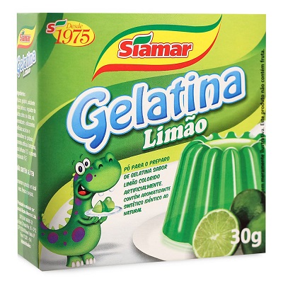 Gelatina Siamar Limão 30G