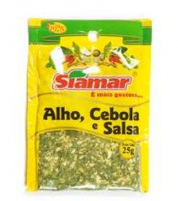Tempero Pronto Siamar Cebola, Alho e Salsa Sachê 25G