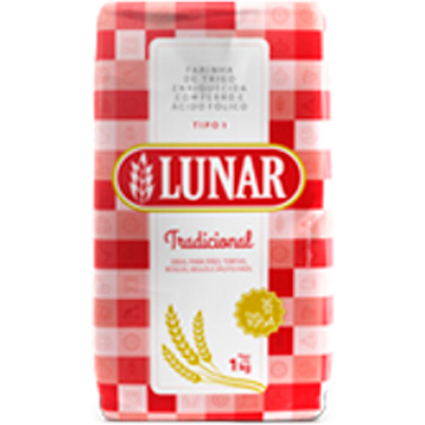 Farinha de Trigo Lunar Embalagem 1Kg