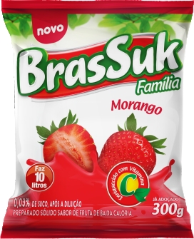 REFRESCO BRASSUK 300GR MORANGO