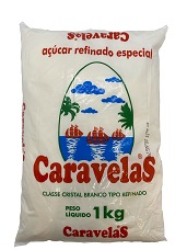 ACUCAR REFINADO CARAVELAS 1KG