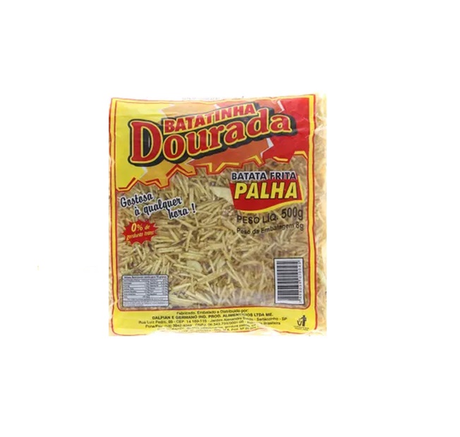 Batata Palha Dourada Embalagem 500G