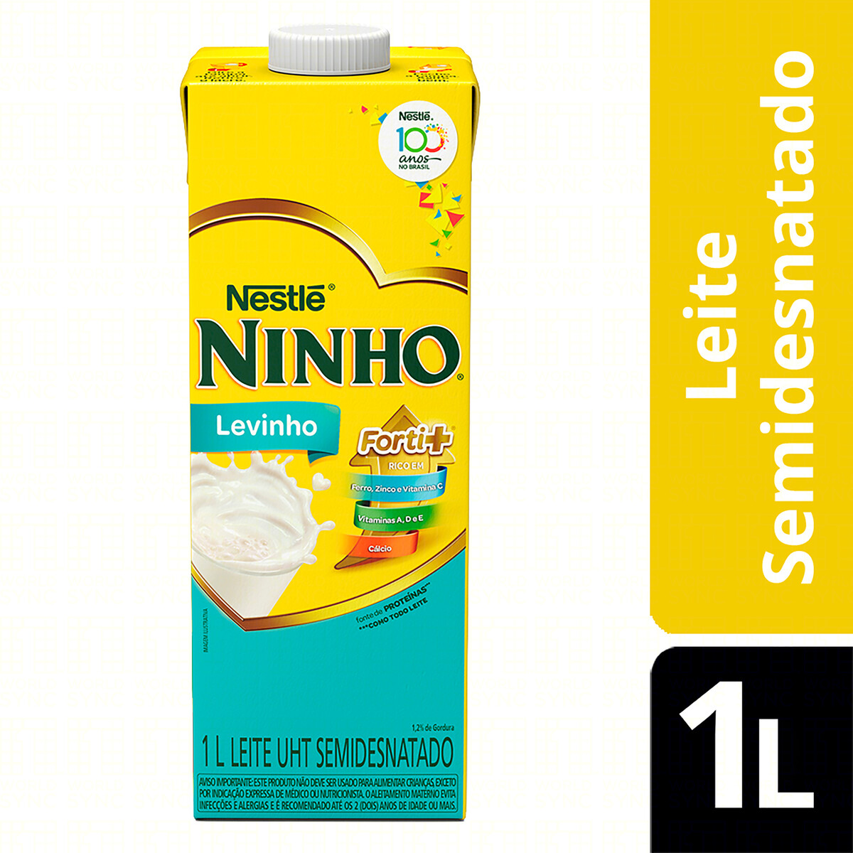 LEITE SEMI DESNATADO NINHO 1LT LEVINHO