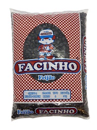 Feijão Preto Facinho Pacote 1Kg