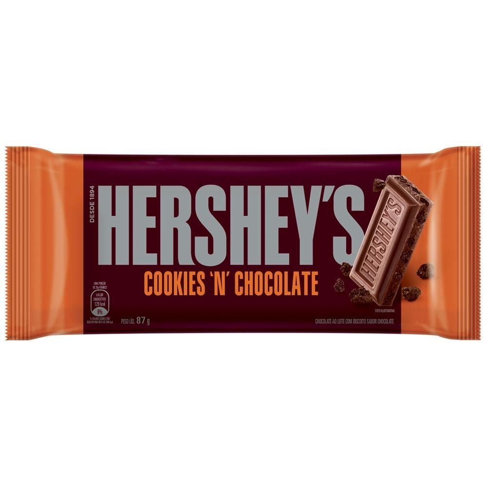 CHOCOLATE HERSHEY S 87GR COOKIES N CHOCOLATE